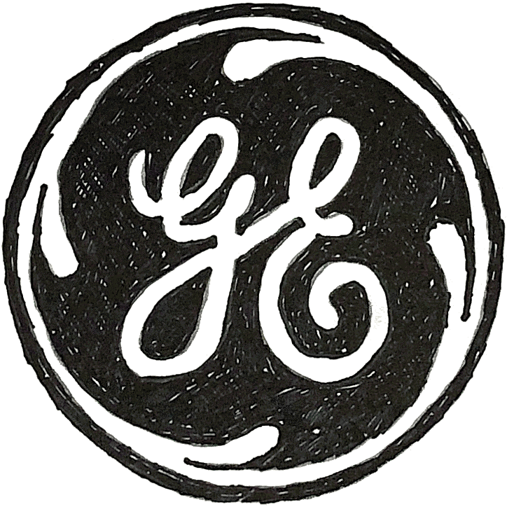 GE Logo, sketched