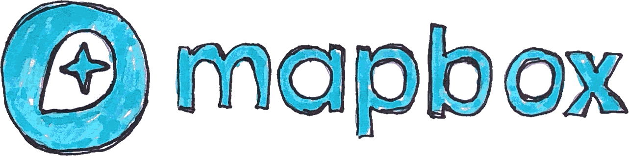 Mapbox logo, sketched