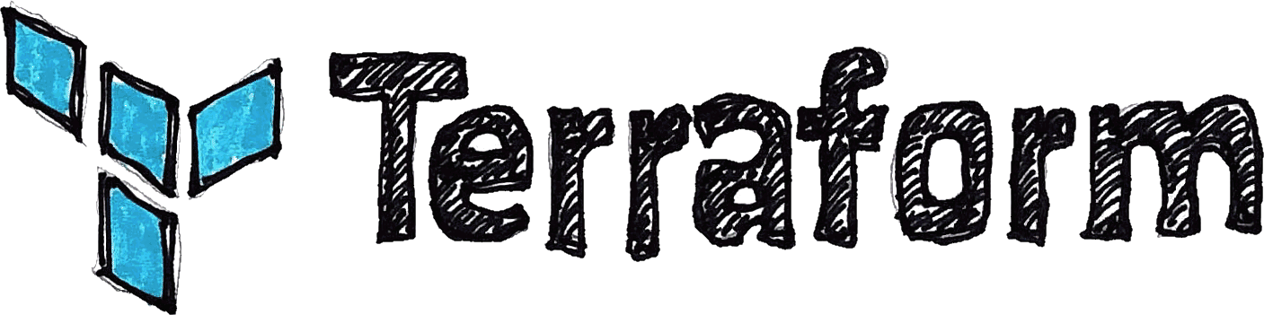 Terraform logo, sketched