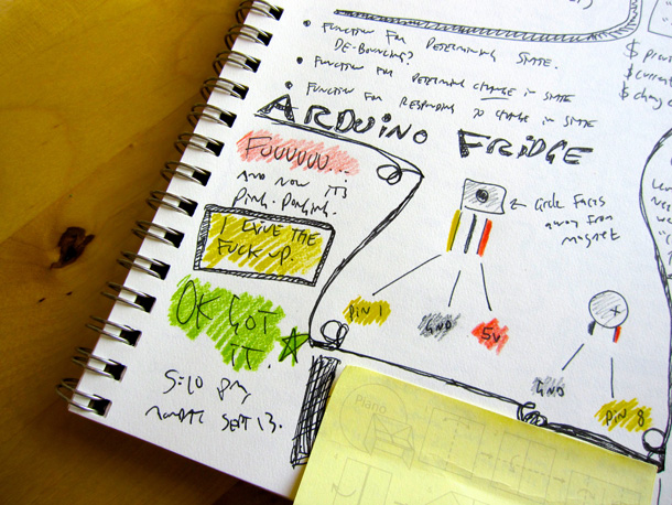 Sketches for deciphering the pins of the hall effect sensor.