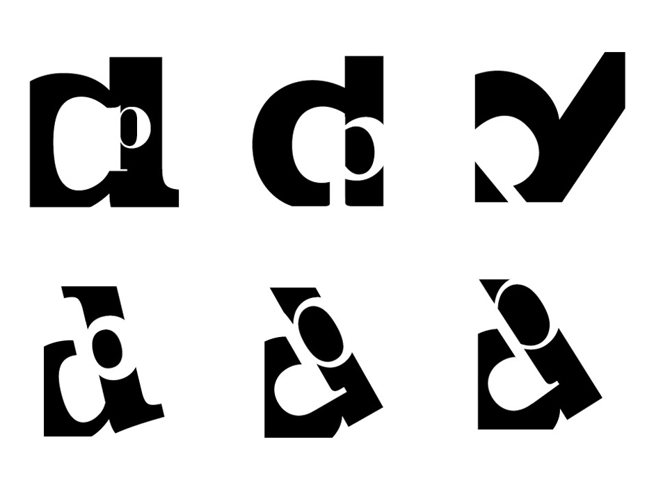 Further letterform explorations in Illustrator